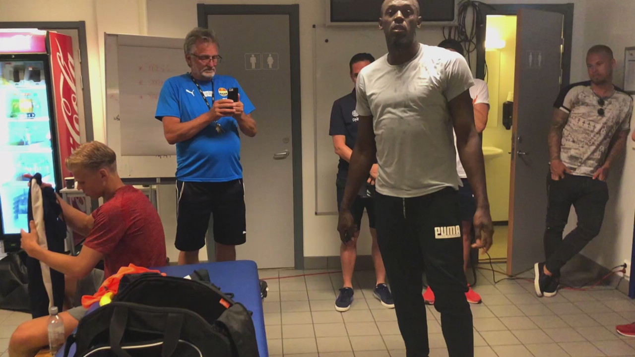 Usain Bolt takket for seg